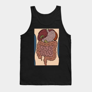 Digestive System Maze Tank Top